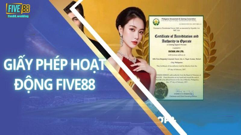 Giấy Phép Hoạt Động Của Five88