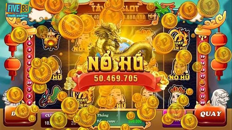 Kiếm tiền từ nổ hũ và slot game tại Five88