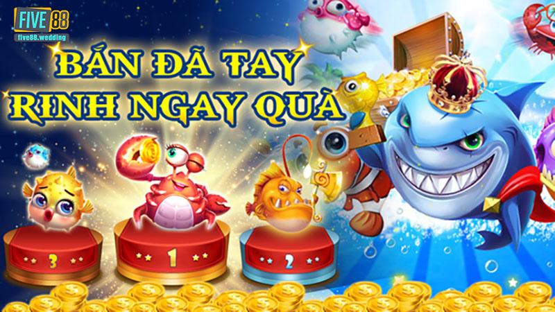 Phòng game Vua Bắn Cá thiết kế đa dạng